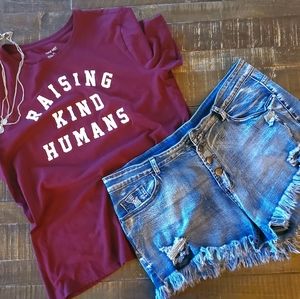 NINE WEST t-shirt XL maroon